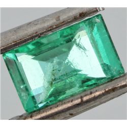 0.55ct Green Emerald Rectangle Cut  (GEM-049935E)