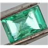 Image 1 : 0.55ct Green Emerald Rectangle Cut  (GEM-049935E)