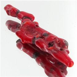 57.5ct Red Coral Freeform (MIN-000677)