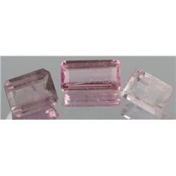 2.25ct Pink Tourmaline Emerald Cut Parcel (GEM-055610)