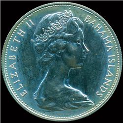 1969 Bahamas $5 GEM Proof Silver (COI-013626)