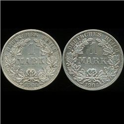 1904A/F Germany 1M XF/AU 2Pcs (COI-009890)