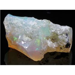 9.4ct HOT FLASH Etheopian Crystal Opal Rough  (GEM-052445)