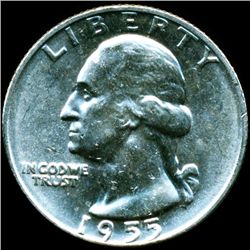 1955D Washington 25c MS65 Underweight ERROR (COI-012070)
