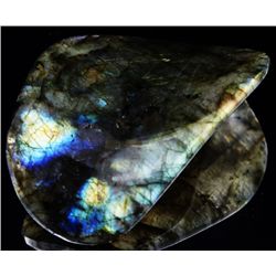 115ct Delicate Potato Chip Cut Labradorite Cabochon (MIN-003517)