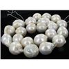 Image 1 : 635twc Natural Fresh Wtr Baroque 21 HUGE Pearl Strand (JEW-004583)