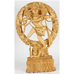 Handcarved Boxwood Kwanyin (DEC-001024)