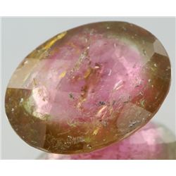 4.4ct Watermelon Tourmaline With Defects Oval Cut (GEM-055126)