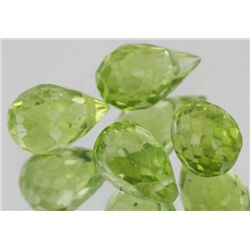 3.5ct Hi Grade Pakistan Peridot Parcel Biolette Shape (GEM-056599)