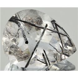 14.7ct  Rutilated Tourmaline Quartz Pear Cut  (GEM-053063)