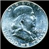 Image 1 : 1963 Franklin Half MS64/65 Scarce Underweight ERROR (COI-011301)