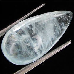 12.28ct Sky Blue Aquamarine Cabochon Pear (GEM-038951)