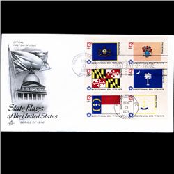 1976 US First Day Postal Cover 6 Block (STM-003143)