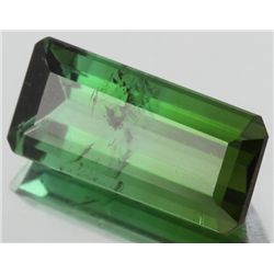 3ct Green Tourmaline Emerald Cut  (GEM-055780)