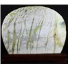 Image 1 : 10.5" Natural Picture Agate Slab on Stand (MIN-004562)