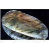 Image 1 : 60ct Delicate Potato Chip Cut Labradorite Cabochon (MIN-003500)