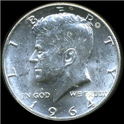 1964D JFK Half MS63/64 Overweight ERROR (COI-010632)