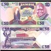 Image 1 : 1986 Zambia 50k Parrot Note Crisp Unc SCARCE (CUR-003714)