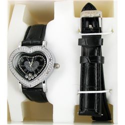 New Ice Time Princess Ladies Diamond Bezel Watch WG Plated (WAT-000421)