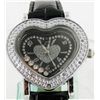 Image 2 : New Ice Time Princess Ladies Diamond Bezel Watch WG Plated (WAT-000421)