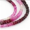 Image 2 : 45ct HiGrade Ruby Sapphire Bead Strand (JEW-004243)