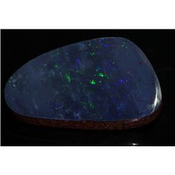 7.52ct Australian Black Opal Doublet HOT Fire (GEM-053744)