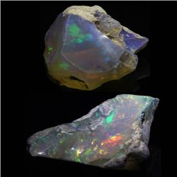 10.65ct HOT FLASH Etheopian Crystal Opal Rough Parcel (GEM-052264)