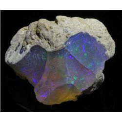 12.4ct HOT FLASH Etheopian Crystal Opal Rough  (GEM-052501)