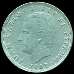 1984 Spain 25p ERROR XF+ (COI-010351)