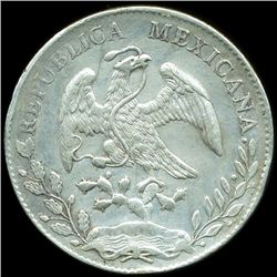 1897 Mexico Zatacecas 8R AU+ (COI-009982)