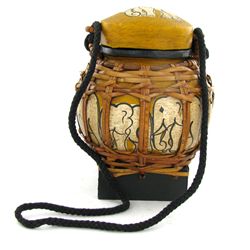 Hand Decorated Rice Container  (CLB-001108)