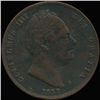 Image 1 : 1837 British William IV Halfpenny XF (COI-007197)