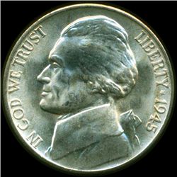 1945D Jefferson 5c MS66 Full Steps (COI-012799)