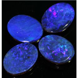 4.49ct Australian Black Opal Doublet HOT Fire (GEM-053358)