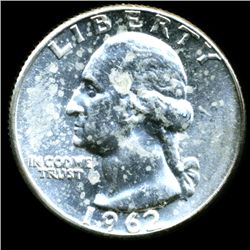 1962 Washington 25c MS65 (COI-012342)