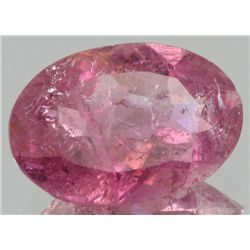 2.45ct Pink Tourmaline Hint of Watermelon Oval Cut (GEM-054981)
