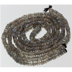 79.1ct Labradorite Faceted Bead Strand Pair (JEW-004912)