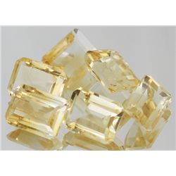 9.6ct Yellow Citrine Parcel Emerald Shape (GEM-056341)