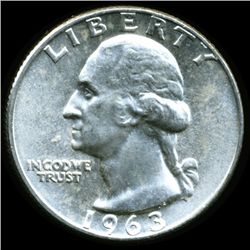 1963D Washington 25c MS65/66 Underweight ERROR (COI-012405)