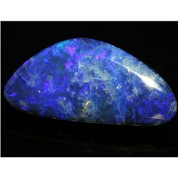 3.33ct Australian Black Opal Doublet HOT Fire (GEM-053642)