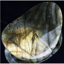 140ct Delicate Potato Chip Cut Labradorite Cabochon (MIN-003559)