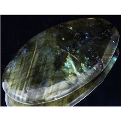 170ct Delicate Potato Chip Cut Labradorite Cabochon (MIN-003540)