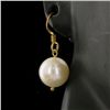 Image 3 : White Saltwater Pearl Earring Bracelet Set (JEW-003315)
