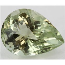 12.35ct Strong Green Amethyst Pear Cut (GEM-051383)