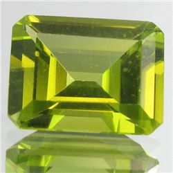 2.35ct Green Peridot Emerald Cut (GEM-050774)
