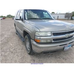 2002 - CHEVROLET TAHOE