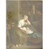 Image 1 : Nineteenth century Continental School, pair of oils on zinc panels, Swiss (?) mother and child, 6...