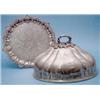Image 1 : A Victorian plated meat dish cover and a salver. £70-100...