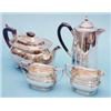 Image 1 : A 3-piece plated teaset and a hotwater pot. £100-150...