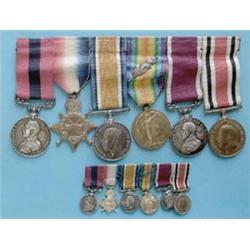 Medals. 1914-15 star, W.M, Victory, GV D.C.M, L.S.G.C, and Special Constabulary L.S.M, to Bty. Se...